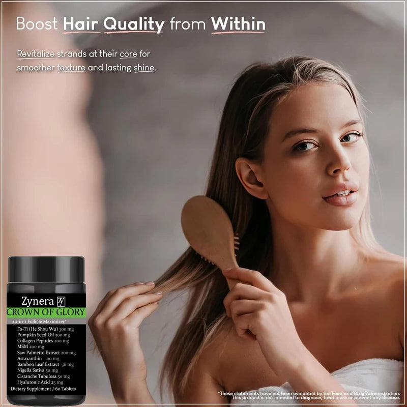 Hair Growth Tablets Multivitamin Supplement with Biotin for Joint  Skin Nail Immune Repair Beauty Health Capsules for Men Women Healthy supplements