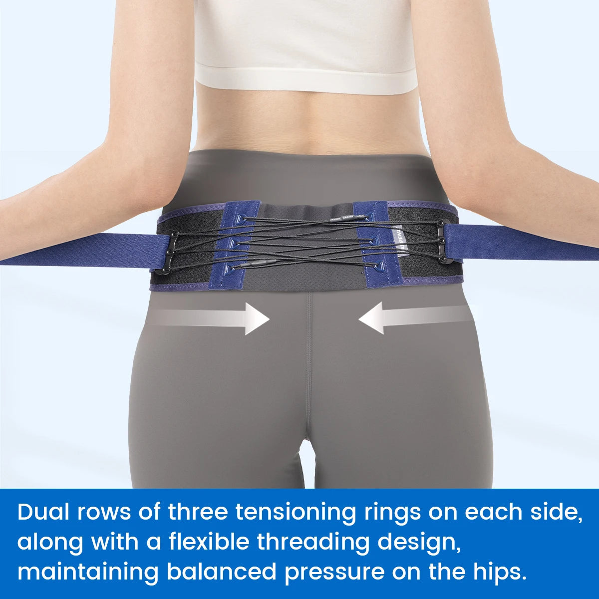 VELPEAU Sacroiliac Si Joint Hip Belt for Men Women, Adjustable Pelvis Support Belt for Sciatica, Lower Back and Lumbar Pain Healthy supplements