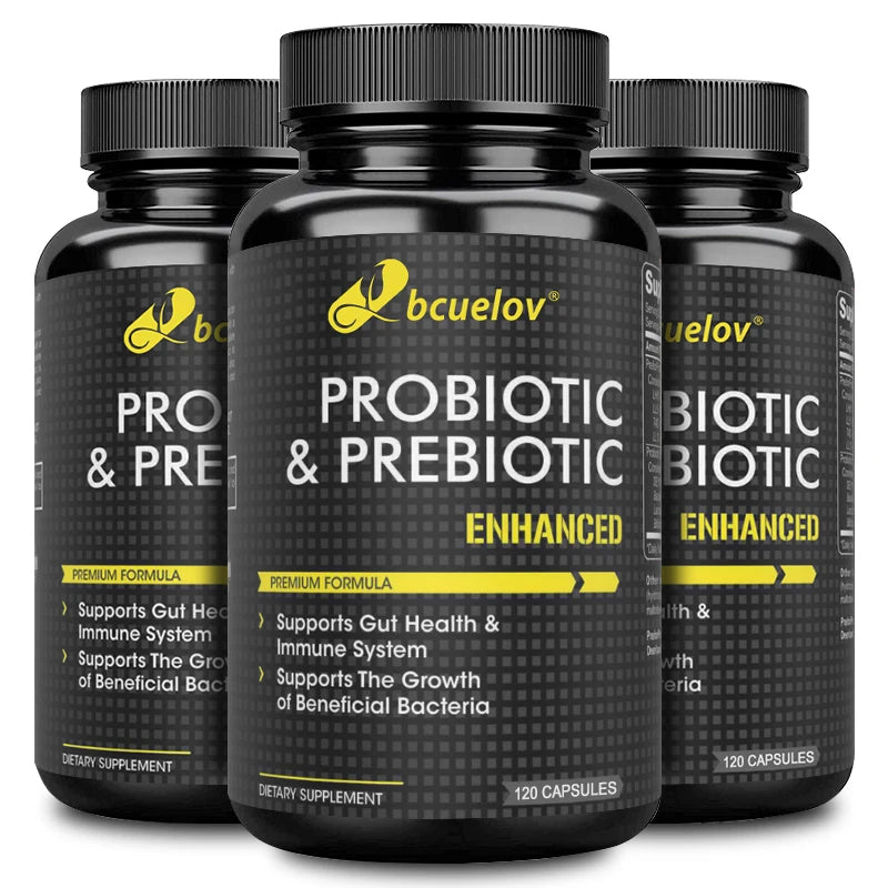 Probiotic and Prebiotic Supplements - Promote Immune and Digestive Health for Men and Women, Boost Metabolism, Gut Health Healthy supplements