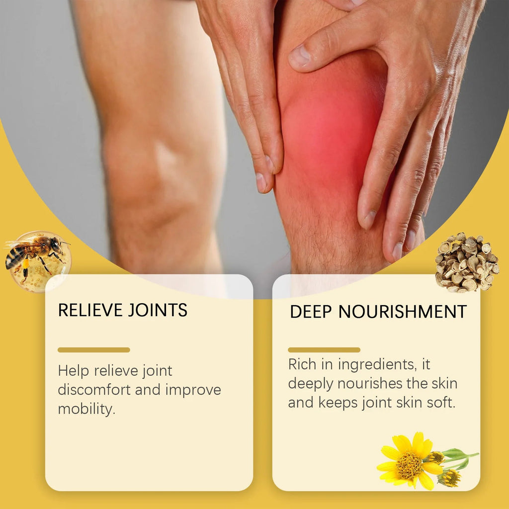 Houkea Bee Venom Joint Bone Care Cream Repair Muscle Hurt Relief Rheumatoid Pain Arthritis Treatment Body Knee Soothing Creams Healthy supplements