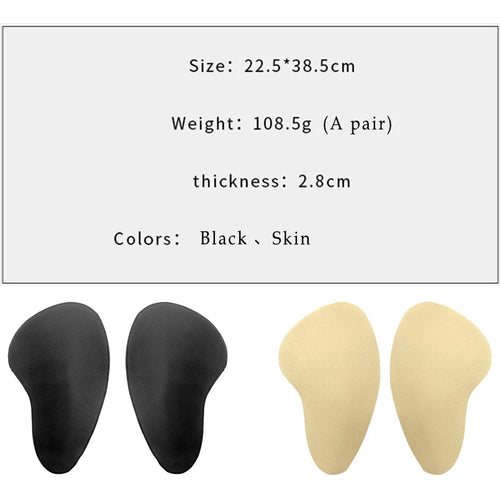 A Pair of Enhancing Lifter Contour Buttock Shaper Women Sexy Hip Butt Thigh Sponge Pads To Full buttocks Enlarge Hip Healthy supplements