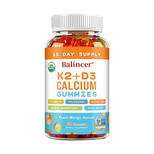 3-in-1 Gummies with Vitamins D, K2, and Calcium Supplements To Support Bone and Heart Health and Boost Immune Health Healthy supplements
