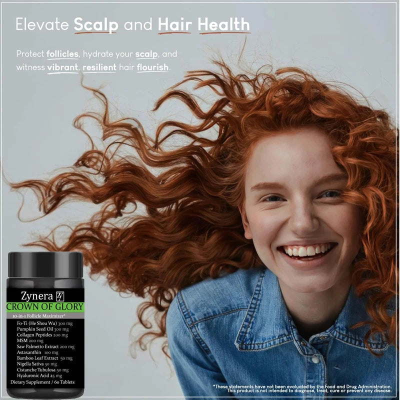 Hair Growth Tablets Multivitamin Supplement with Biotin for Joint  Skin Nail Immune Repair Beauty Health Capsules for Men Women Healthy supplements