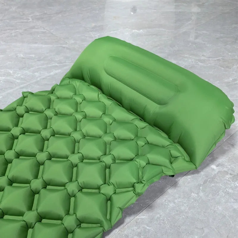 190*60cm Outdoor Camping Inflatable Mattress Sleeping Pad With Pillows Ultralight Air Mat Built In Inflator Pump Hiking RV Healthy supplements