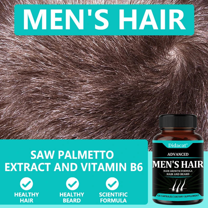 Saw Palmetto - Urinary Health Supplement, Rostate Support, Relieve Bladder, Promotes Hair Growth - 120 Capsules Healthy supplements