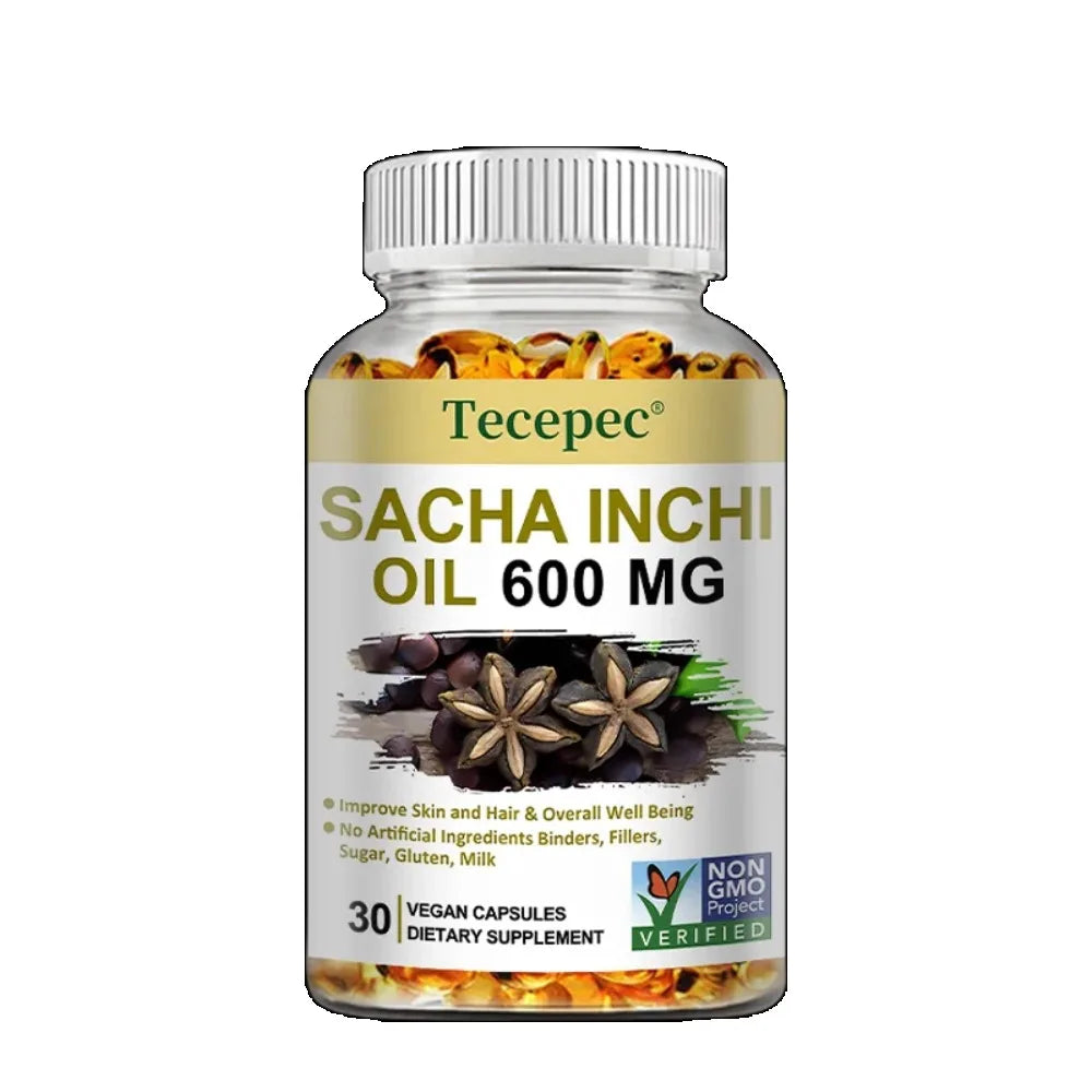 Sacha Inchi Oil Supplement - Promotes Brain and Joint Health, Helps Lower Cholesterol, Antioxidants, support Immune System Healthy supplements