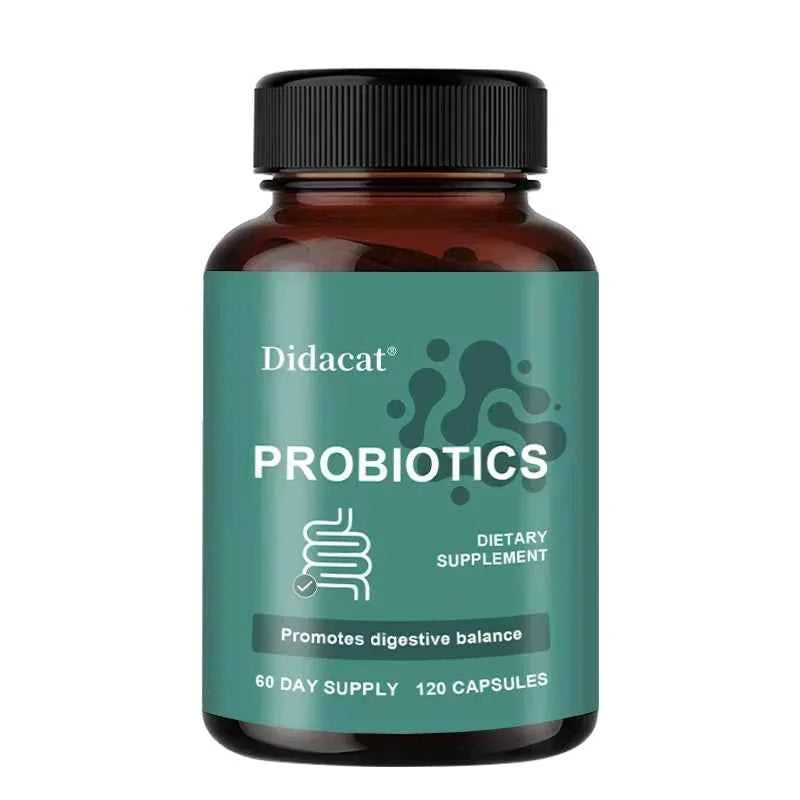 Probiotics Dietary Supplement for Digestive & Gut Health for Men & Women, 120 Capsules