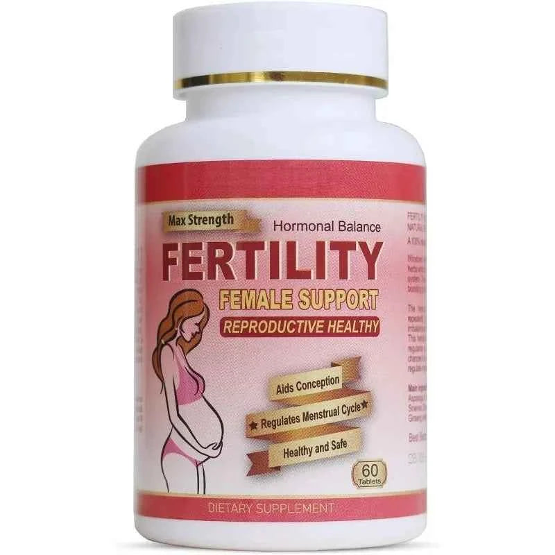 Female Fertility Vitamins for Women, Pre Pregnancy Prenatal Supplement for Prenatal Daily Routine, 60 Count Tablets