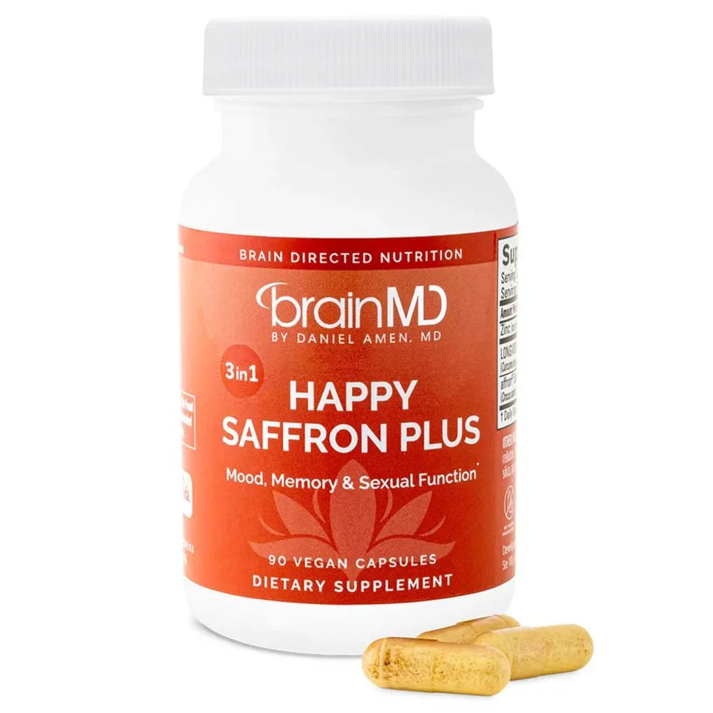 Saffron Supplements With Saffron Flower Extract, Curcumin & Zinc for Mood, Memory & Eye Health, Joint Supplements for Men Women Healthy supplements