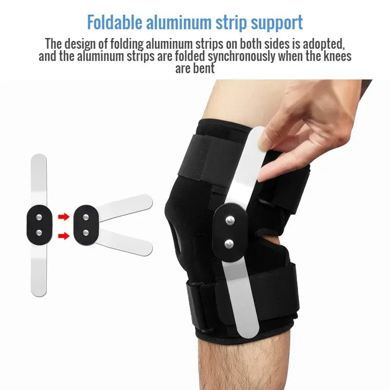 1Pcs Orthopedic Knee Brace Support Adjustable Knee Pad Patella Protector Joint Pain Relief Meniscus Ligament Sports Guard Healthy supplements