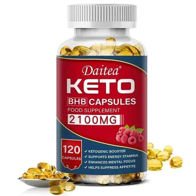 Keto BHB Capsules - Supports Weight Management, Energy, Concentration, Promoting Metabolism, Ketogenic Diet Ketone Supplement