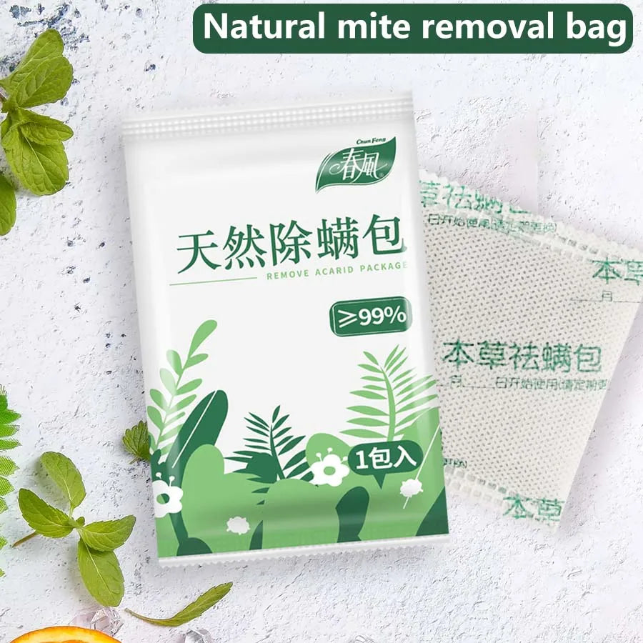 Natural Mite Removal Pack, Herbal Ingredients, Removes Mites, Repels Insects, for Beds, Sofas, Pets, and Clothes, Safe for Mothers and Babies, Healthy Materials Healthy supplements
