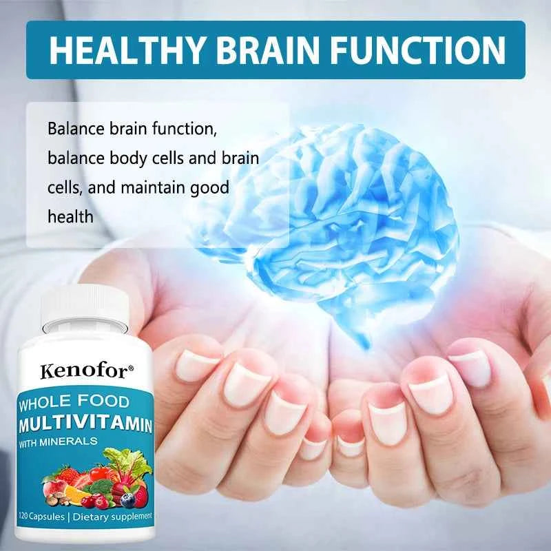 Multivitamin Capsules Contain Biotin and Magnesium To Antioxidant, Help Boost Immune Function, Energy, and Immune Health