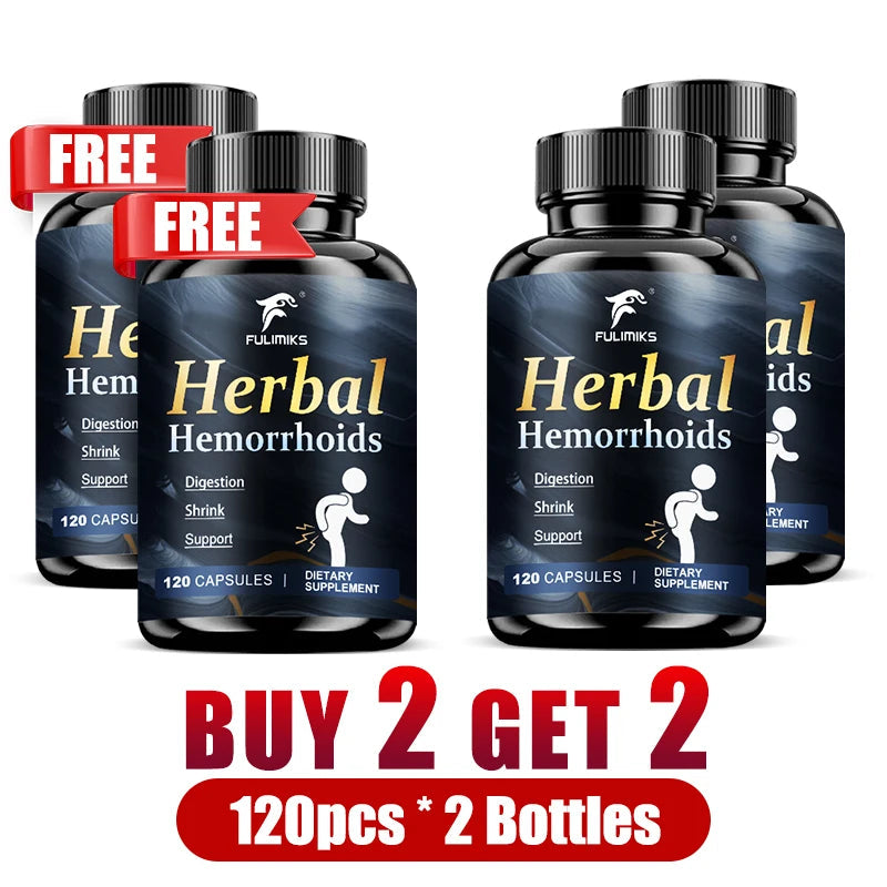 Buy 2 Get 2 Free! High-quality Hem Supplements Capsules, with Ginger Root, Panax Ginseng Extract, for Immune, Overall Health Healthy supplements