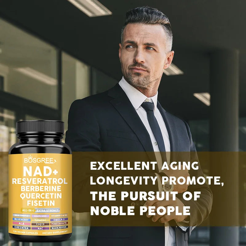 Liposomal NAD Resveratrol Supplement Support Cellular Health,Energy + Healthy Aging,Metabolic Support,Supplement for Men&Women Healthy supplements