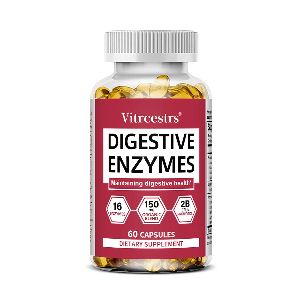 Digestive Enzymes Supplement - Digestion and Intestinal Health for Adults Men and Women, Promotes Nutrient Absorption Healthy supplements