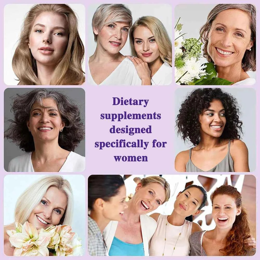 Female Hormone Balancing Supplement, Contains Dong Quai, Menopause Relief, Improves Mood, Supports Metabolism