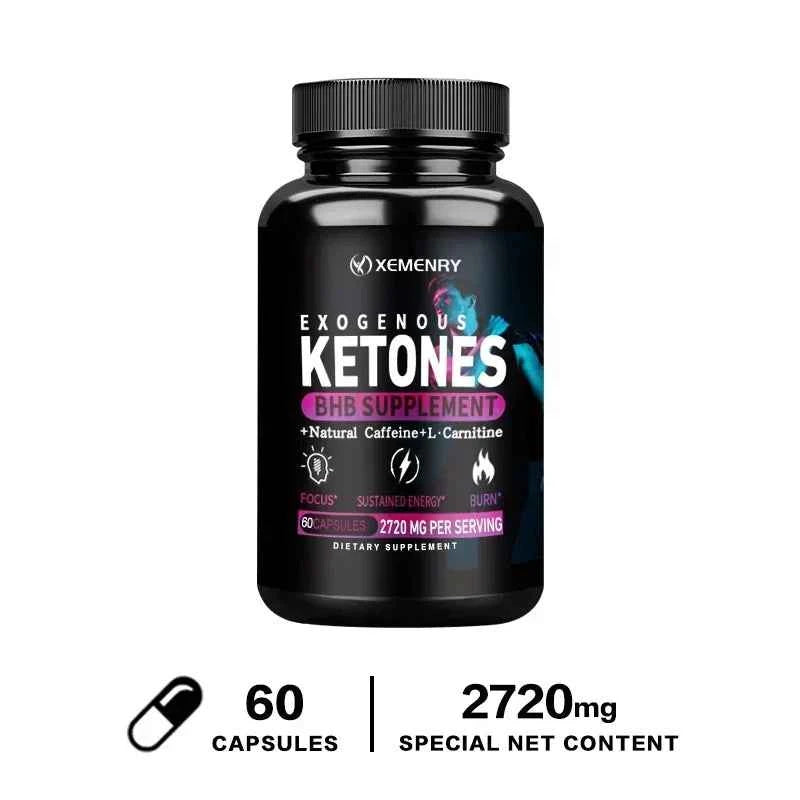 Keto BHB Exogenous Ketone - Fat Burning, Slimming, Appetite Suppressant, Weight Management Supplement, Boosts Metabolism