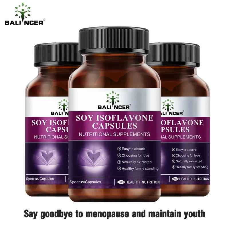 Soy Isoflavone Extract Capsules, Physical Condition Maintenance, Menopause Relief, Mood Support, Female Nutritional Supplement