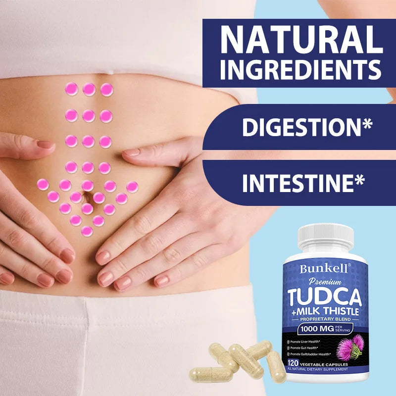 Fatty Liver Cleanse Detox Supplement - with Milk Thistle, for Men and Women, Helps Liver Health, Health Promotion, Antioxidant Healthy supplements