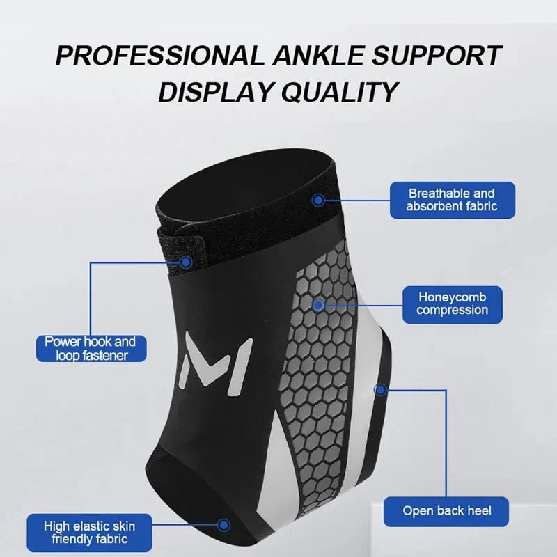 1Pc Thin Breathable Ankle Support Brace Pressurized Fixation Sports Ankle Protector Prevent Sprain Tendon Joint Injury Cover Healthy supplements