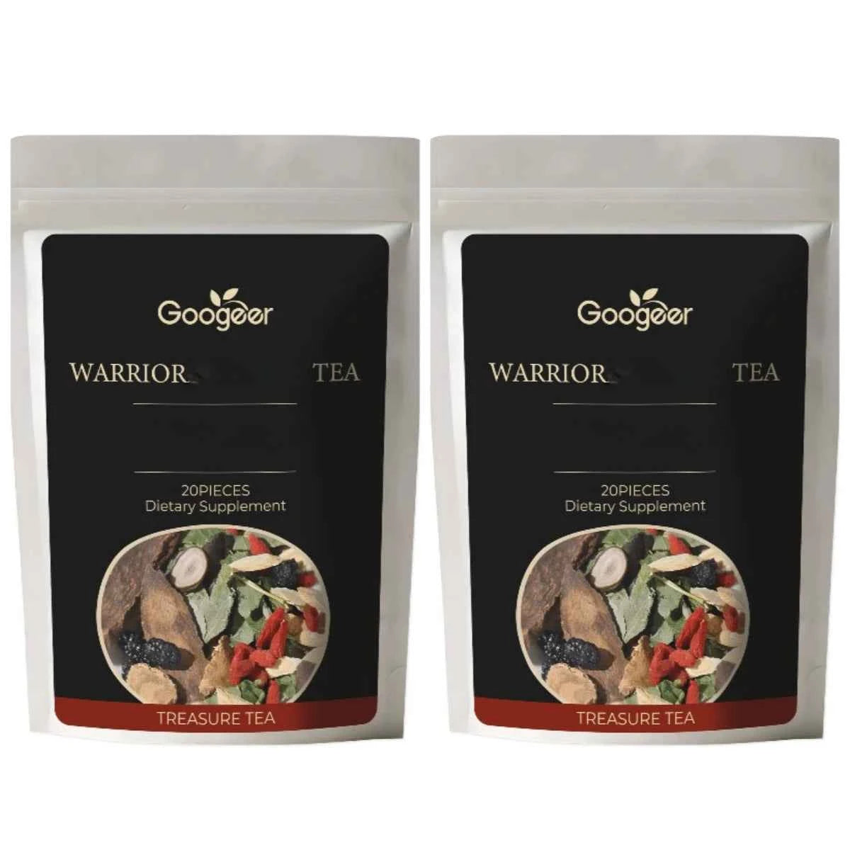 Googeer Herbal Supplement for Men's Wellness - 20 Bags of Black Mulberry & Goji Berry for Daily Health Boost