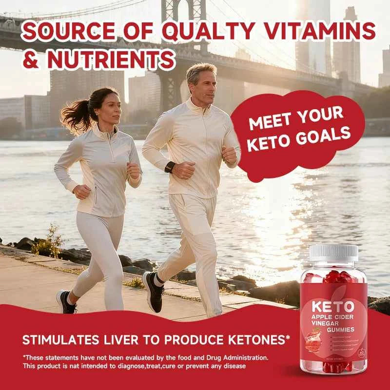 Apple Cider Vinegar Gummies Keto Gummies Maintain Body Shape Weight Management Metabolism and Detoxification Dietary Supplement