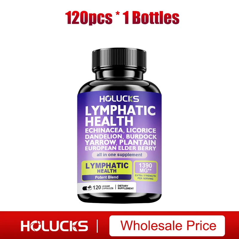 Buy 1 Get 1 Free! Premium Lymphatic Health Supplement, for Reduces Swelling, Boosts Immune Defense & Healthy Fluid Circulation Healthy supplements