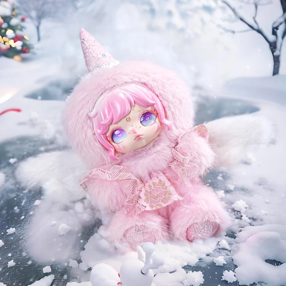 Dumia Snow Trace Secret Language Vinyl Blind Box Doll Mobile Bone Joint Cute Girl Birthday Gift Toy Healthy supplements