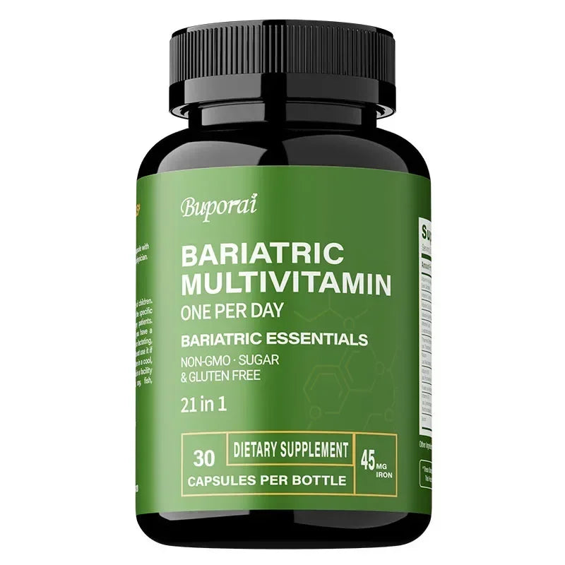 Bariatric Multivitamin Supplement - Maintaining Energy Levels, Promote Bone and Overall Health - Contains 21 Vitamins & Minerals Healthy supplements