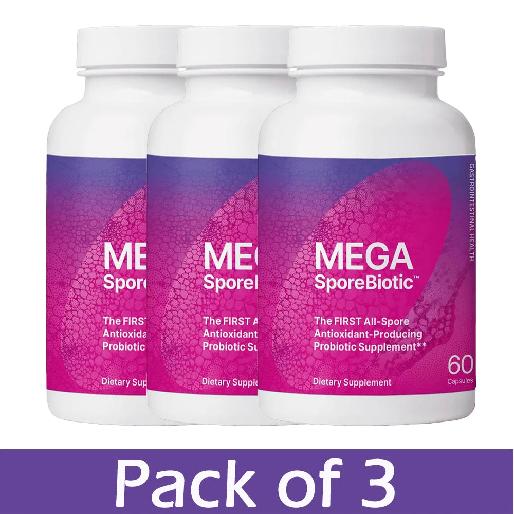 MegaSporeBiotic Probiotics Capsule for Digestive & Gut Health - Mens & Womens Probiotic Nutritional Supplements with Spore-Based Healthy supplements