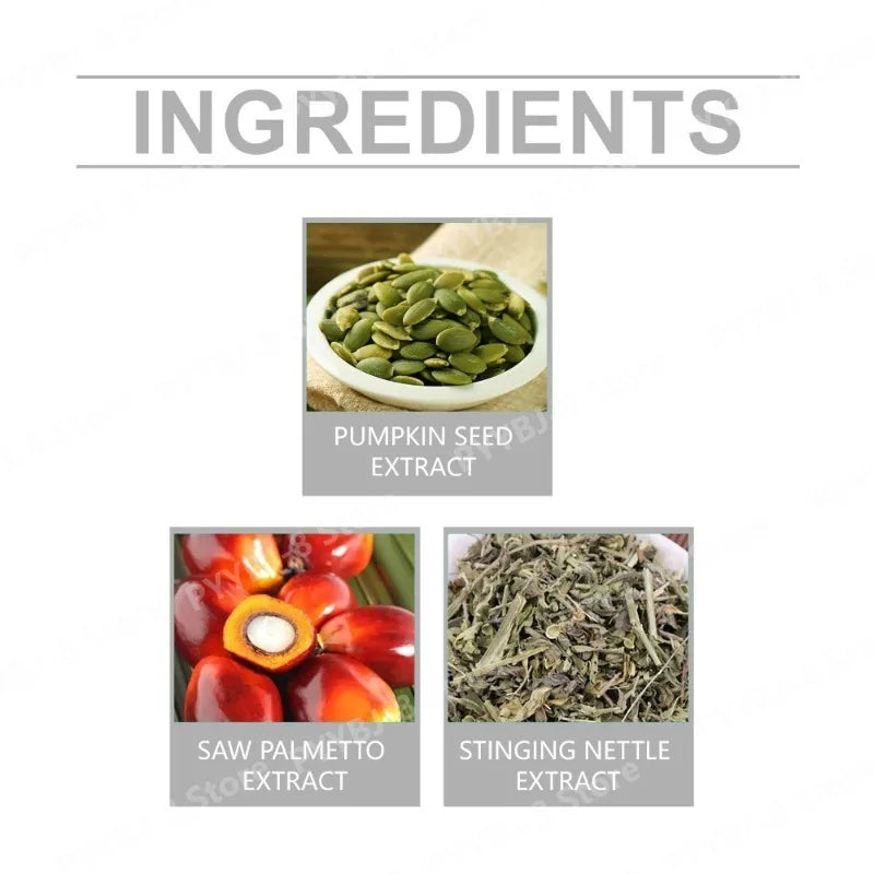 Docteat 60ml Saw Palmetto Drops Supplement Contain Mild Pumpkin Seed and Stinging Nettle Extract Support Urinary System Health Healthy supplements