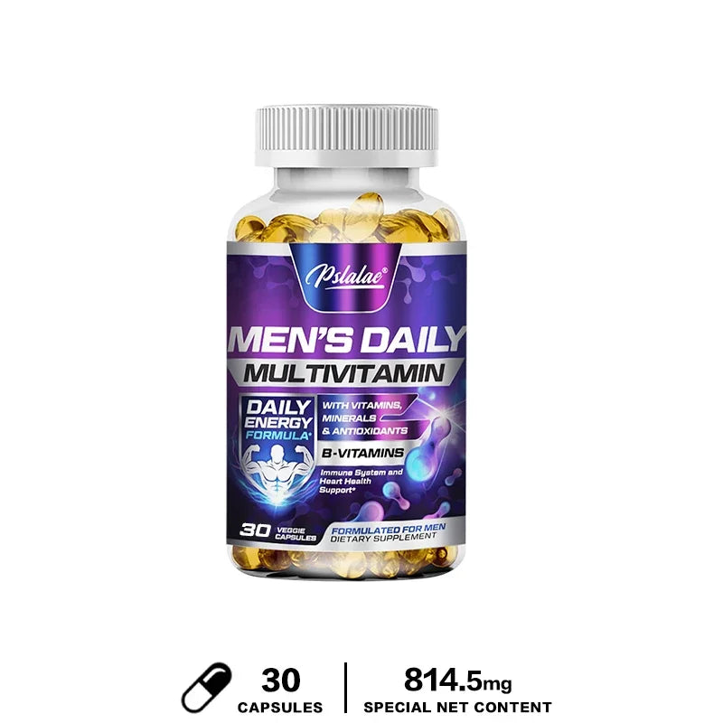 Men's Daily Multivitamin Supplement - Provides Cognitive Brain Health, Energy and Stamina, and Muscle Mass Healthy supplements