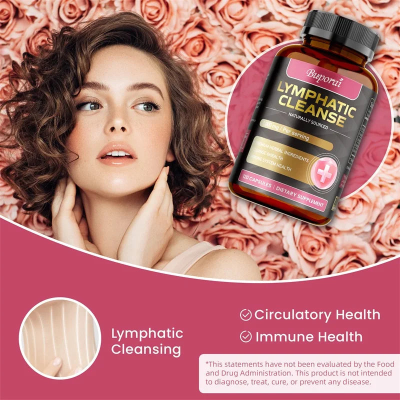 Lymphatic Cleanse Supplement - Lymph System Health Support, Cleansing & Detox, Improves Overall Well-being Healthy supplements
