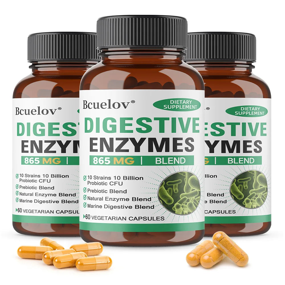 Digestive Enzymes Supplement - Digestion and Intestinal Health for Adults Men and Women, Promotes Nutrient Absorption Healthy supplements
