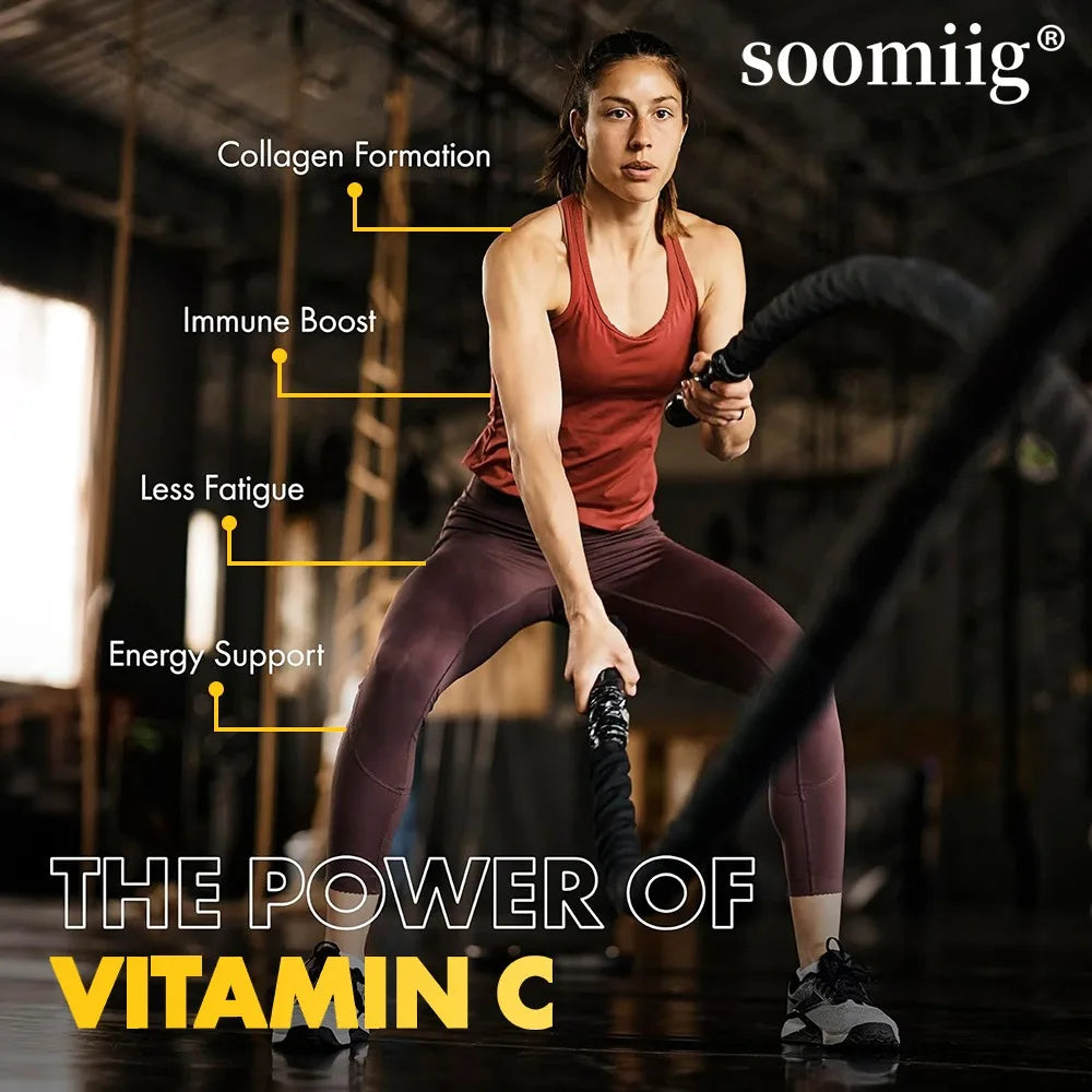 Vitamin C Capsules 1000mg - Immune System and Collagen Booster, Skin Health, Anti-aging Antioxidant Supplements Healthy supplements