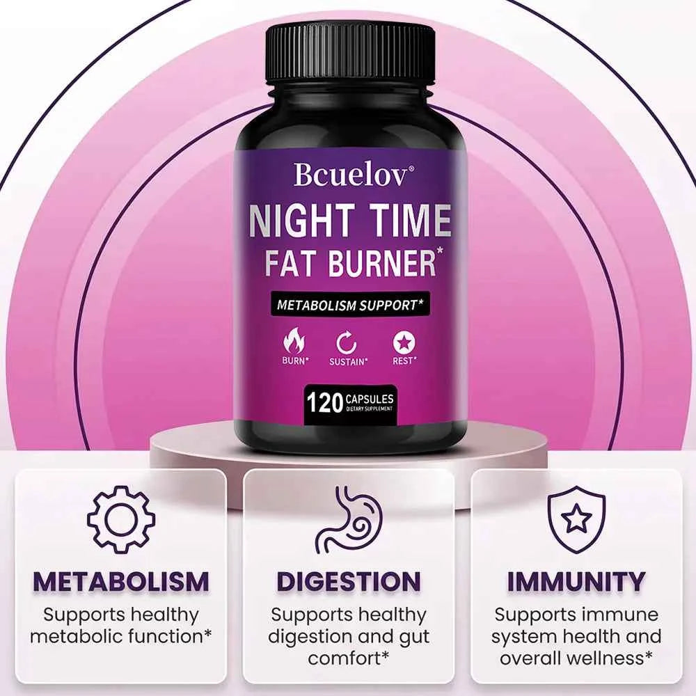 Nighttime Fat Burning Supplement - Fat Burning, Metabolism Boosting, Healthy Weight Management