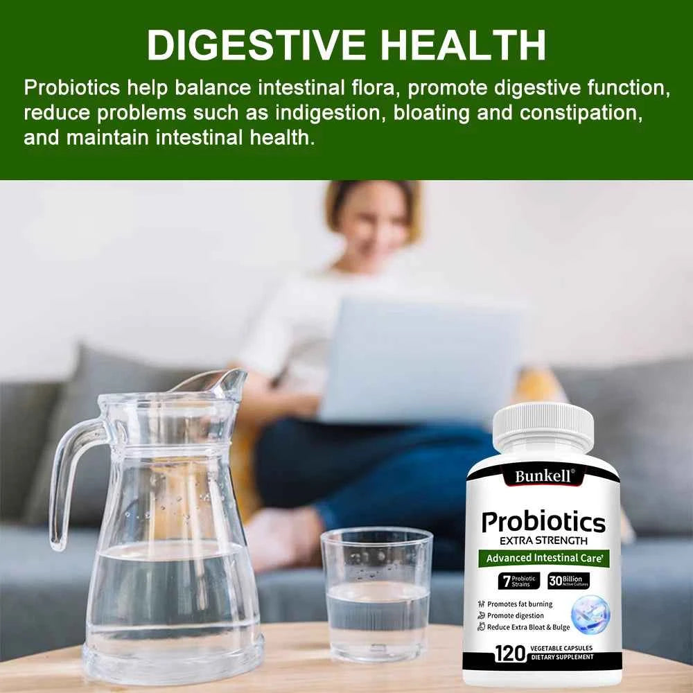 Probiotic Supplement - Helps Burn Fat Metabolism & Promotes Nutrient Digestion and Gut Health for Adult Men&Women