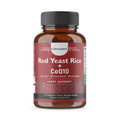 CoQ10 + Red Yeast Rice Supplement, for Cardiovascular & Heart Health, Anti-Aging, Energy Boost, Promote Vitality, Non-GMO Healthy supplements