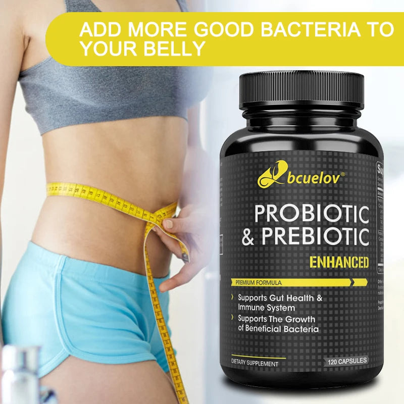 Probiotic and Prebiotic Supplements - Promote Immune and Digestive Health for Men and Women, Boost Metabolism, Gut Health Healthy supplements
