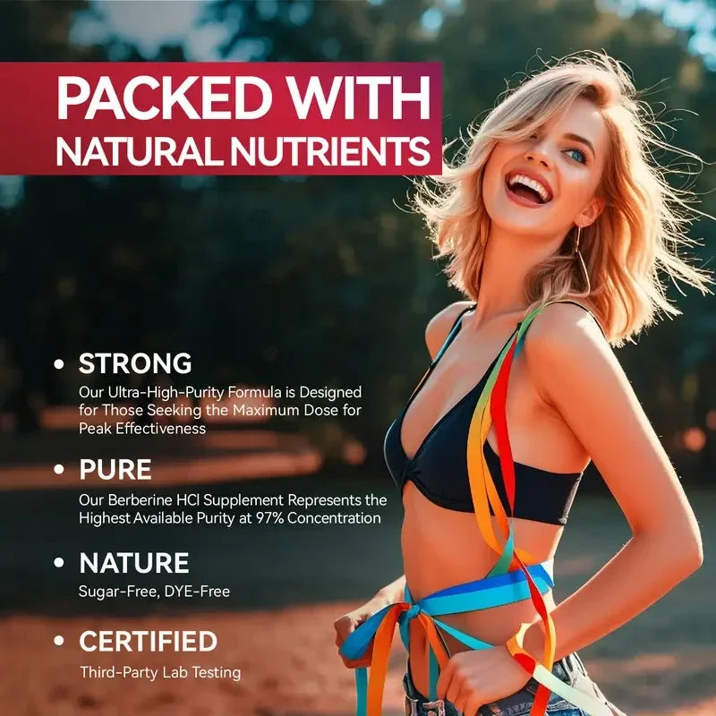Berberine Supplements, with Cinnamon & Turmeric, Support Metabolic Health, Immune Balance & Wellness  for Daily Life Healthy supplements