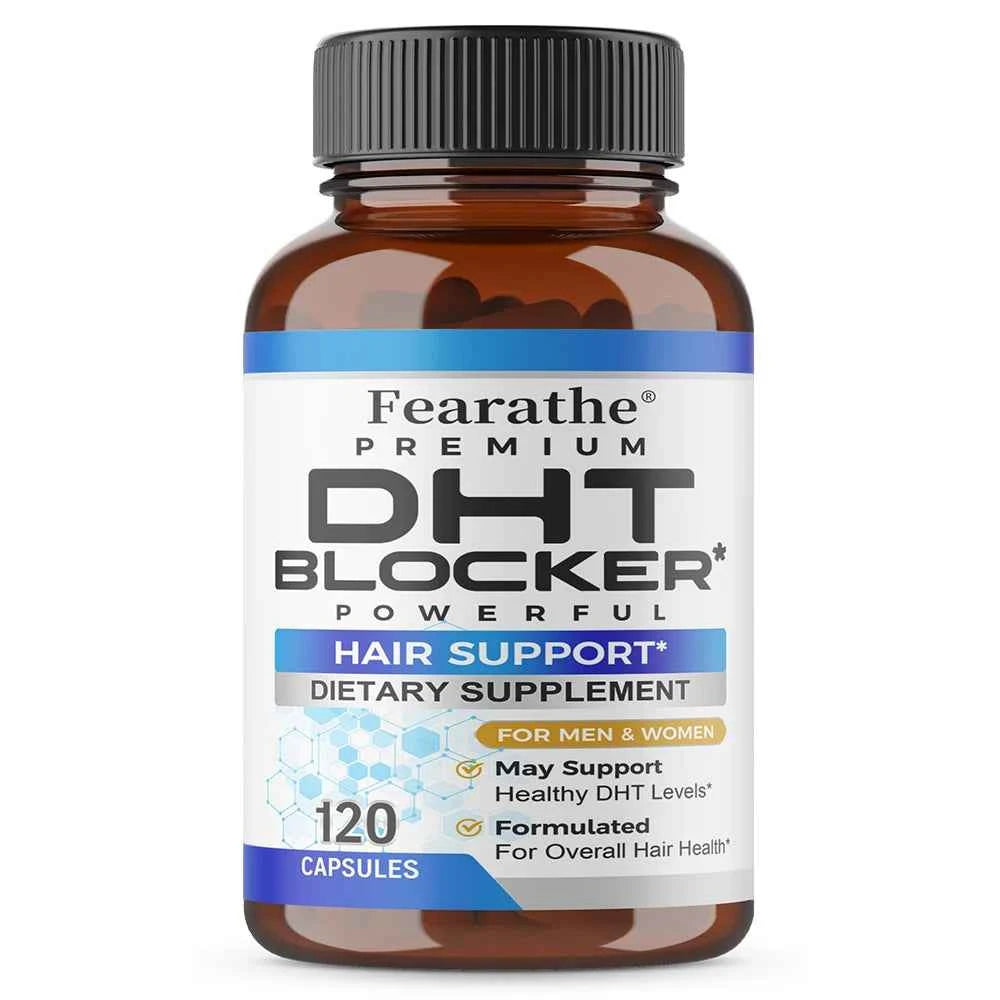 DHT Blocker Capsules Containing Biotin Saw Palm Hair Growth Thicker and Longer Male and Female Supplements