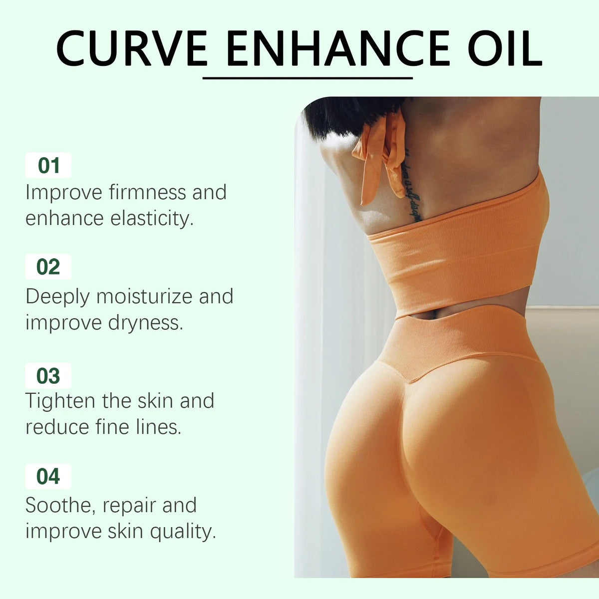 Hip Firm Enlarge Essence Oil Plump Sexy High Buttock Big Ass Moisturize Soft Improve Sag Flat Enhance Hip Elasticity Essence Oil Healthy supplements