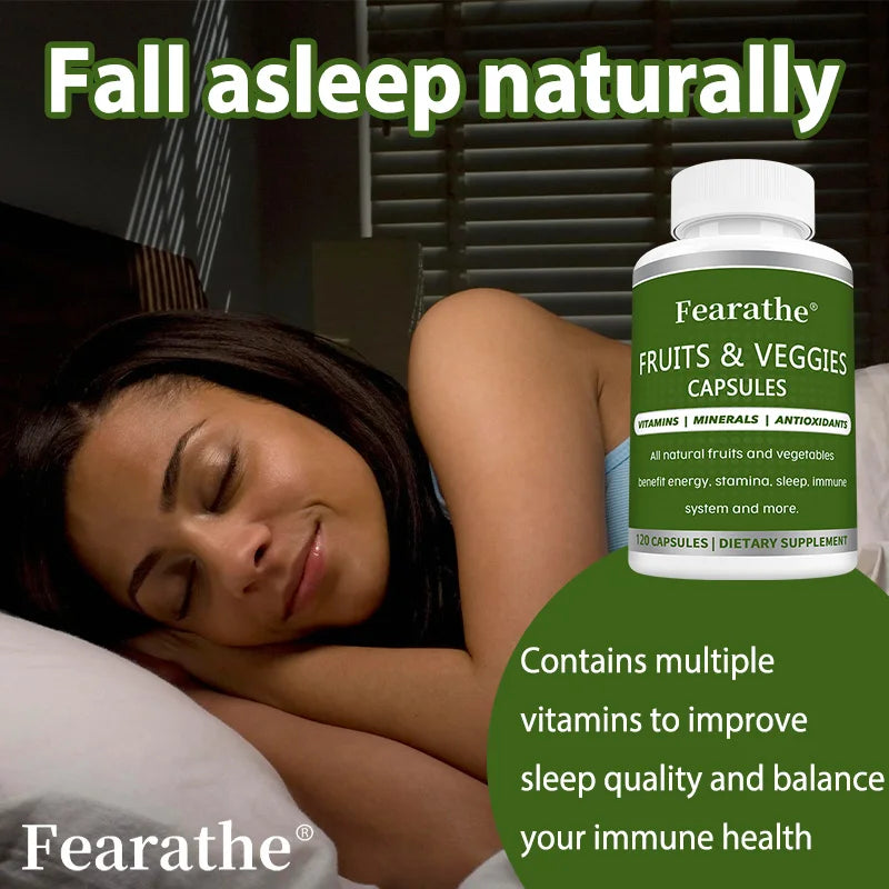 Whole Food Vitamin Mineral Supplement, Fruit Vegetable Extract, Support Digestion, Mental Clarity, Immunity & Full Body Health Healthy supplements