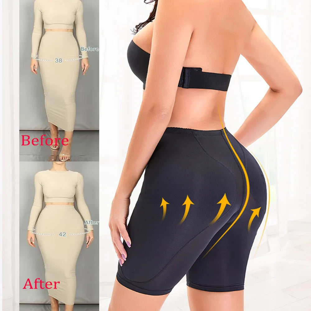 Butt and Hip Pad Shapewear Panties Enlarge the Buttocks Shapers Low Waist Body Shaper Fake But Pads Healthy supplements