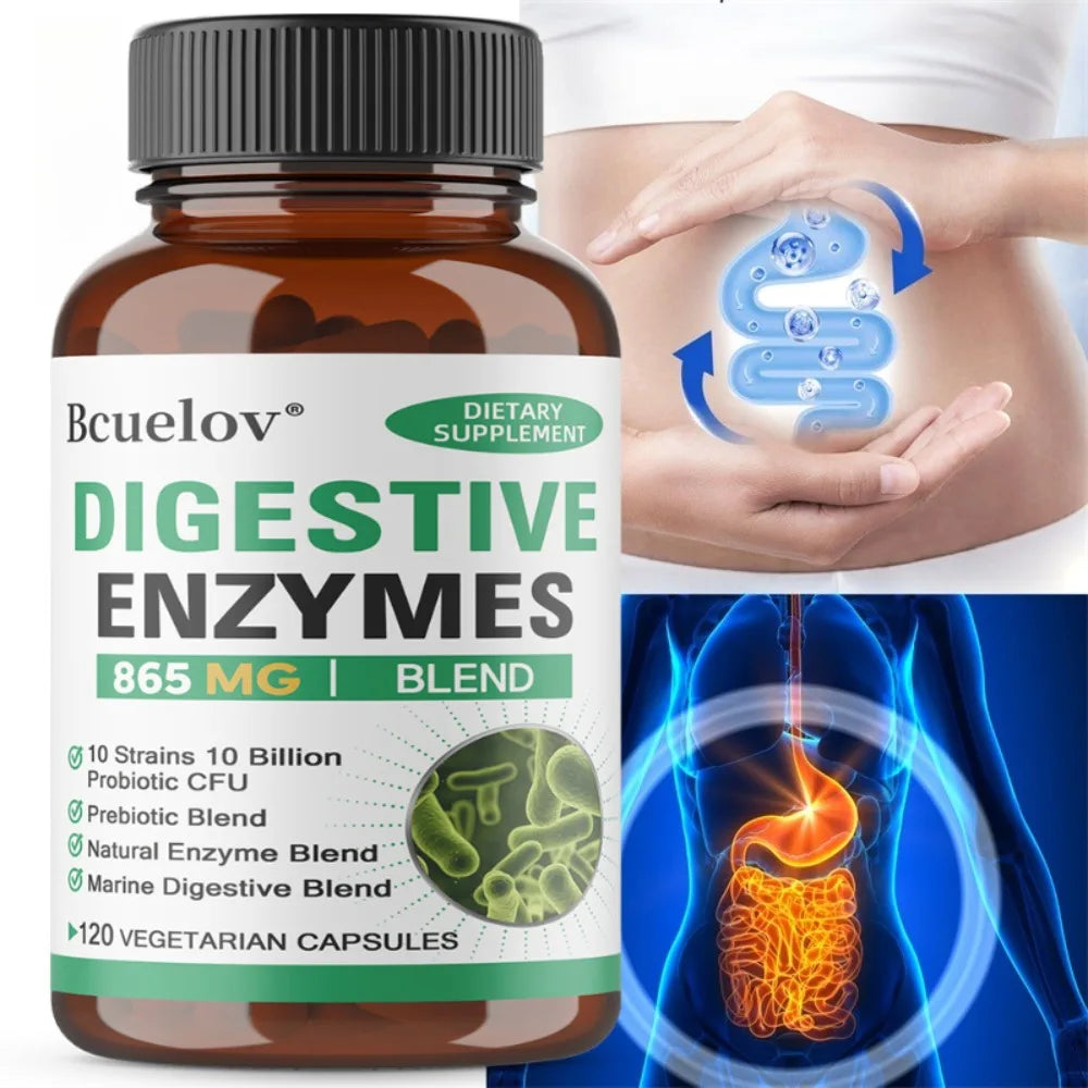 Digestive Enzymes Supplement - Digestion and Intestinal Health for Adults Men and Women, Promotes Nutrient Absorption Healthy supplements
