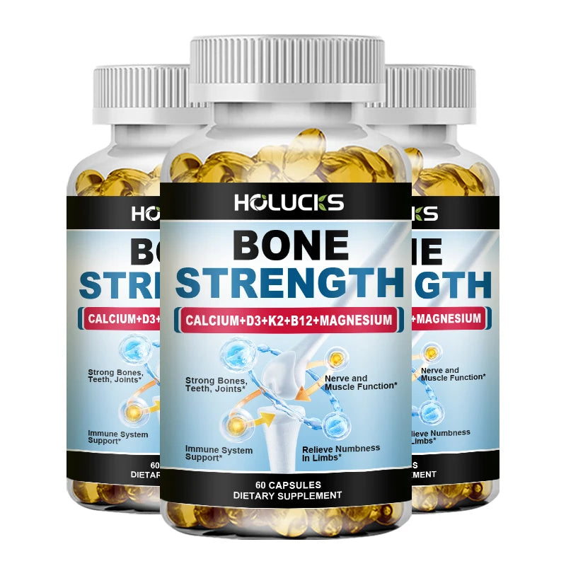 Calcium & Magnesium Supplement with Vitamin D3 K2, Supports Bone Density, Muscle Function, Joint Flexibility & Long-Term Health Healthy supplements