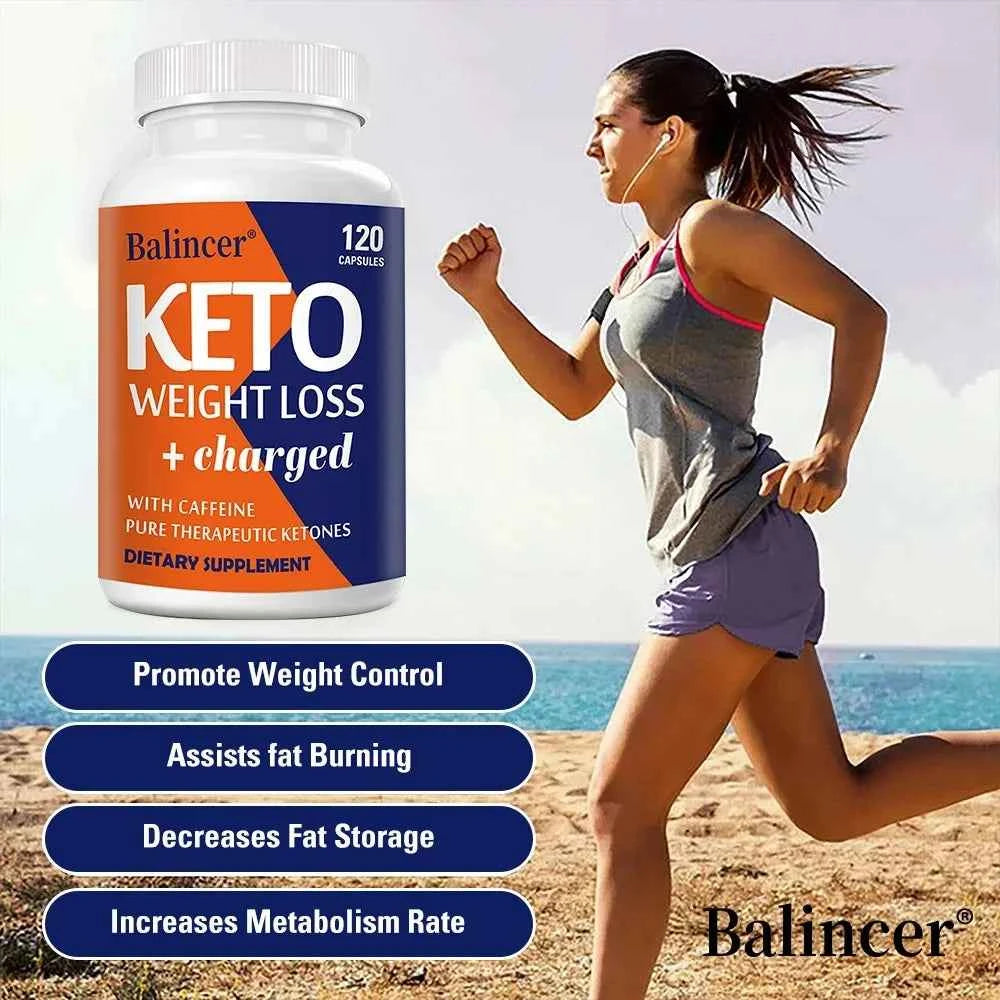 Keto Capsules - Weight Management Supplement, Boosts Metabolism, Supports Energy and Focus