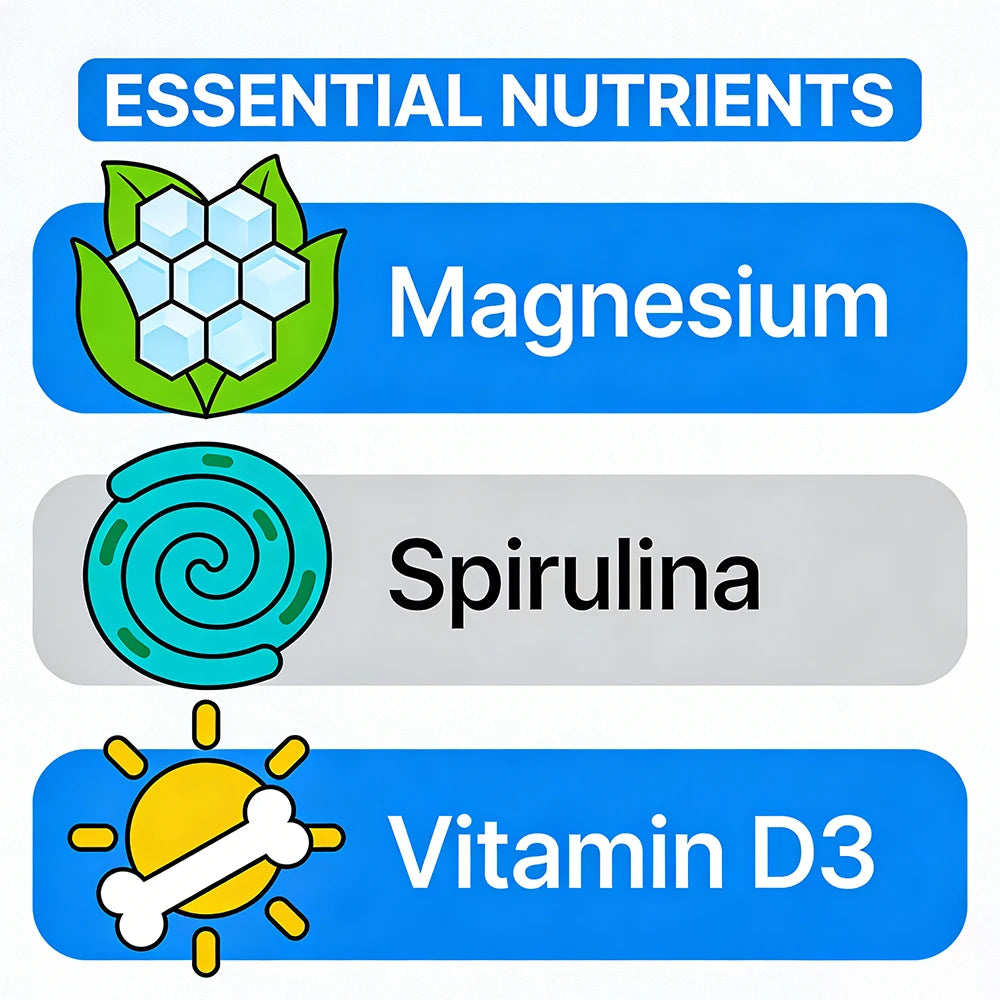 Magnesium 800mg Vitamin D3 Capsules, High Absorption, Supports Sleep, Muscle Recovery, Bone, Heart & Immune Health for Men Women Healthy supplements