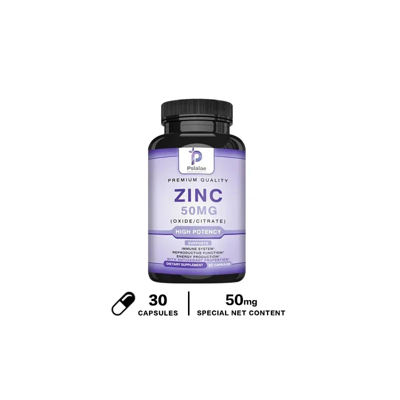 Zinc Supplements - Enhances Immune Function, Promotes Skin Health, Improves Sleep, and Maintains Bone Marrow Health Healthy supplements